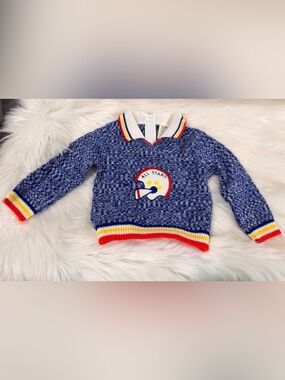 VTG Baby Togs knit sweater All Stars 12 months